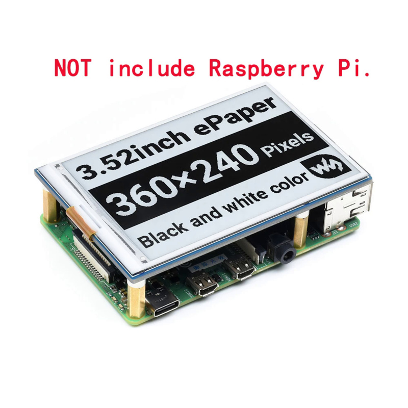 3.5Inch E-Ink E-Paper Display  - огляд і ціна Raspberry Pi 4 8Gb Ram Kit